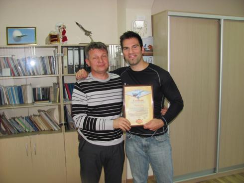 Certificates about the MiG-29 Flight. September, 2012
