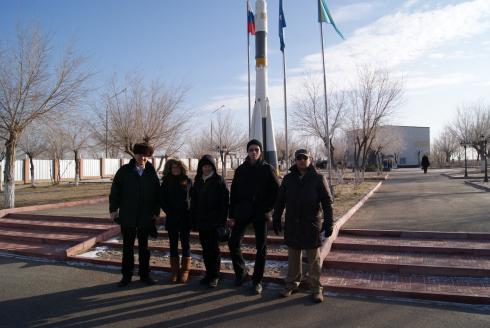 Our tourists in Cosmodrome Baikonur Museum