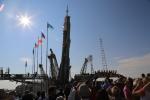 Verticalized Soyuz spaceship