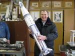 Rocket model in International Space School