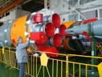 In the assembly and test facility in Baikonur Cosmodrome