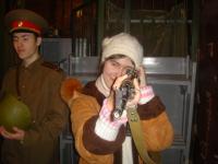 Our tourists in Bunker of Cold War