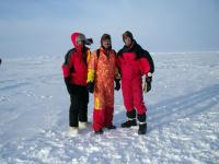 Our tourists in North Pole