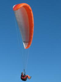 paraglide flight