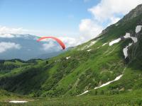 a paraglider is foot-launched aircraft