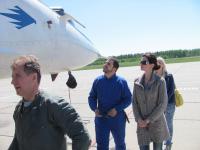 Photo of Instrusction about MiG-29 before Flight in Stratosphere
