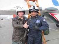 Tourist from Saudi Arabia with pilot