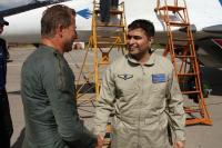Happy Indian after flight in MiG-29 to Edge of Space