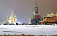 The Red Square in winter