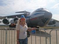 Our manager Victoria in Air Show Maks-2015