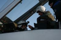 Instructions before the flight in MiG-29