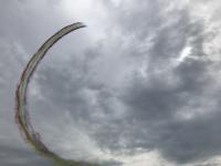 Iranian aerobatic team make their performance