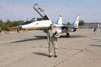 Tourist from Slovakia before Edge of Space Flight in MiG-29